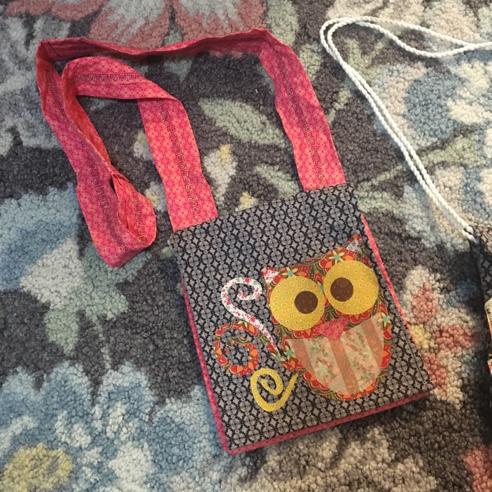 HANDMADE Crossbody Owl Purses